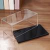 Прозрачный акриловый ящик для демонстрации фигурок 5,5x2,7x3 дюйма, органайзер для столешницы, пылезащитный для розничной торговли