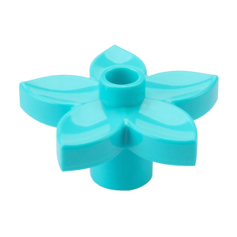 4 шт. Большой строительный блок Серия лесных растений Цветок Трава Дерево Наружное украшение Уличные аксессуары Совместимые сцены Игрушка для ребенка