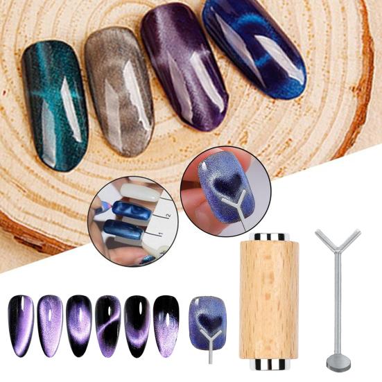 3 шт./компл. Магнит для ногтей «кошачий глаз», гель-лак Love Heat, кроличьи ушки, кошачий глаз, Y-образный провод, домашний салон, женские магнитные маникюрные инструменты «кошачий глаз»
