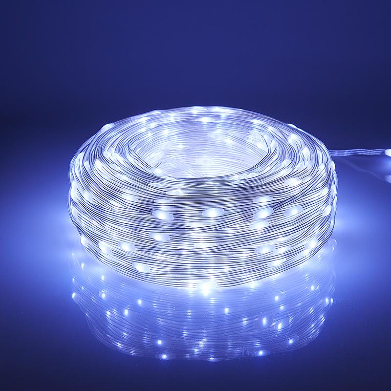 Уличные водонепроницаемые солнечные гирлянды для украшения дерева и сада