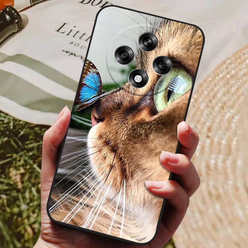 Для чехла Oppo Reno 12F Reno12 FS Роскошный расписной телефон Силиконовая задняя крышка Для Oppo Reno12 F 5G FS Чехлы Защитная оболочка Capas