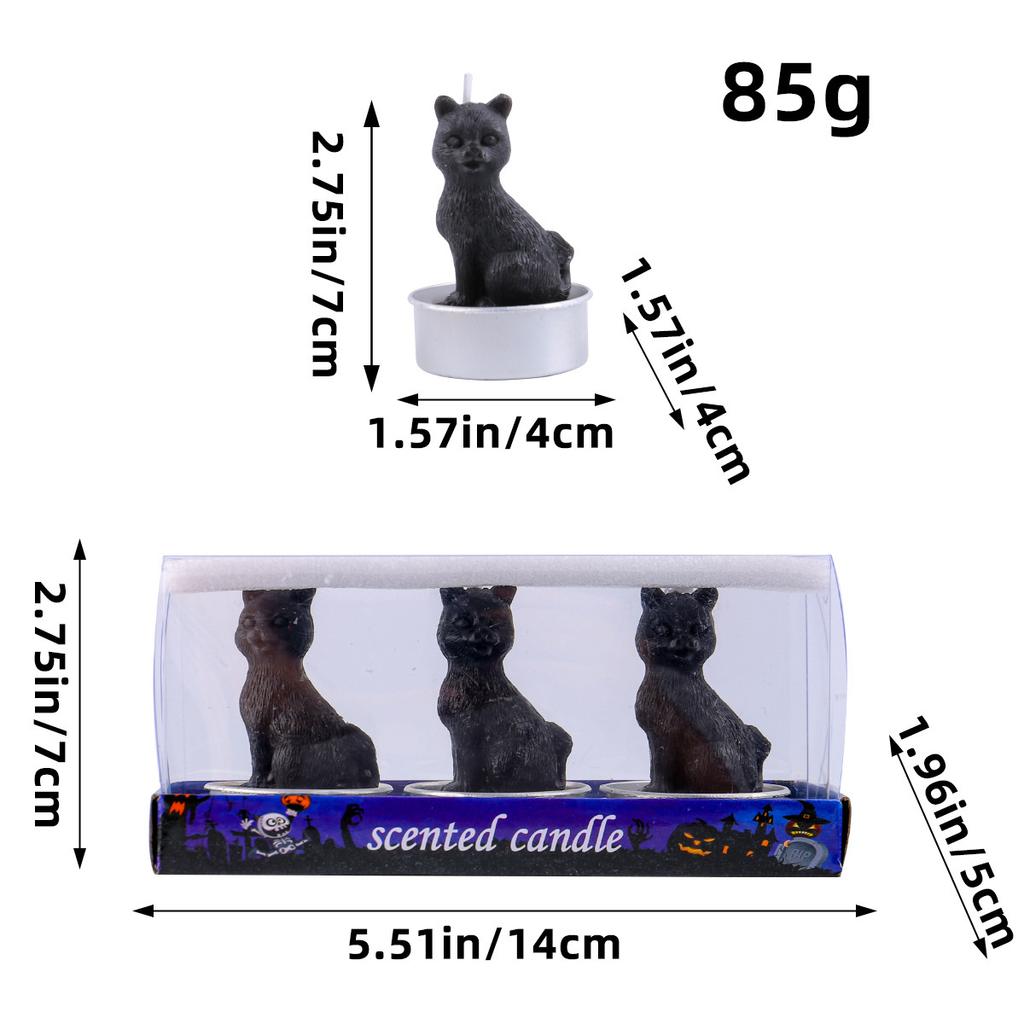 Хэллоуин Свеча Украшение Фестиваль Призраков Вечеринка Композиция Забавная Тыква Скелет Маленькая Свеча Фото Реквизит Свеча