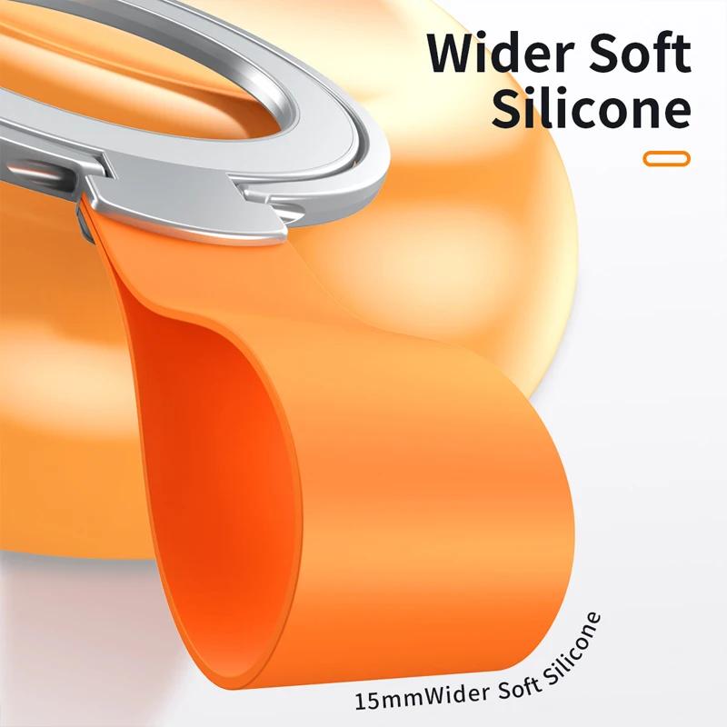 Universal Magnetic Phone Holder For iPhone 15 14 13 12 Xiaomi Samsung Stand Grip Finger Ring Car For Magsafe Hand Strap Bracket