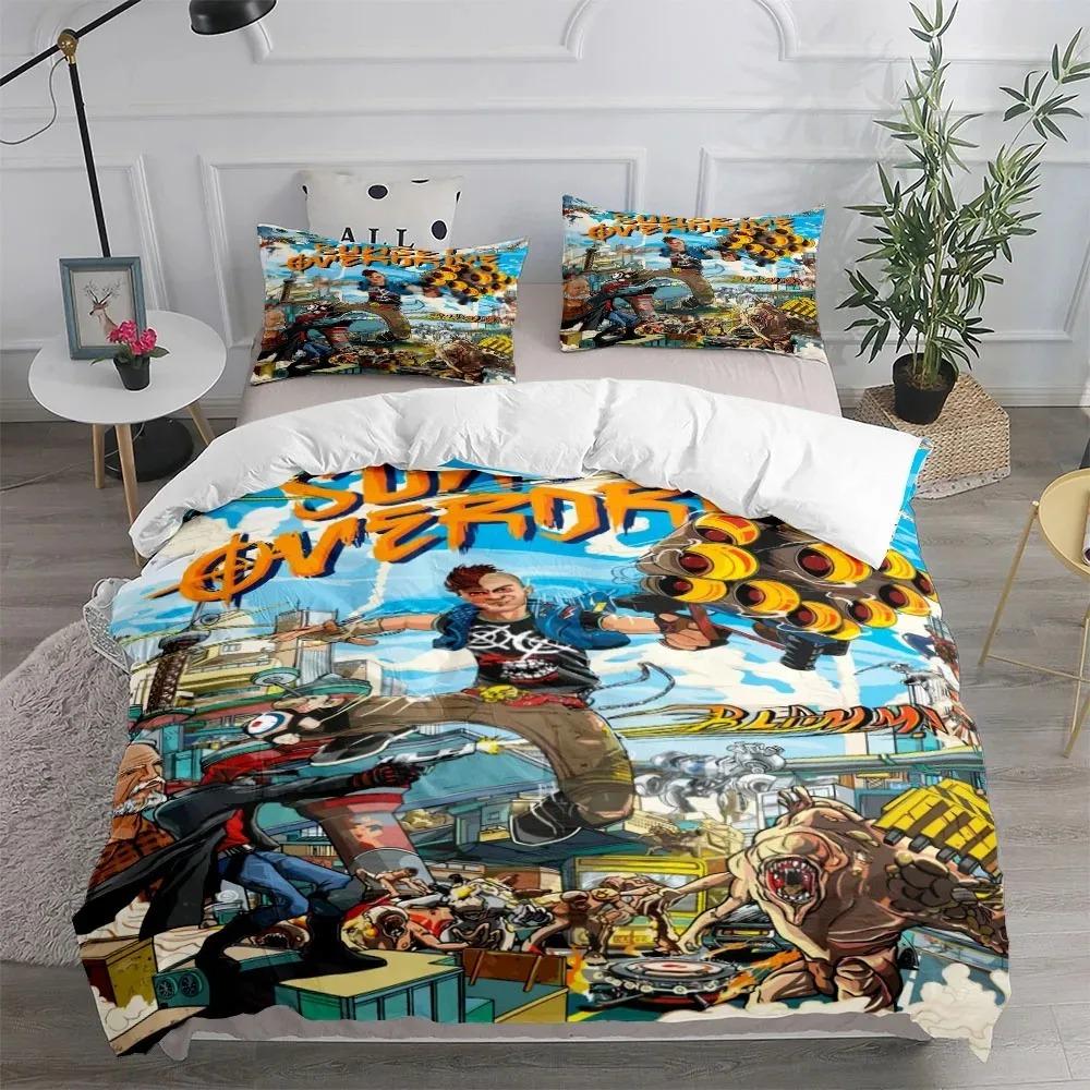 Комплект пододеяльника Sword Art UK Single Double King US Twin Full Queen Size Аниме Комплект постельного белья