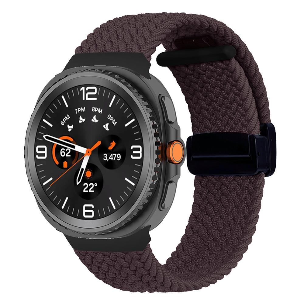 Спортивный ремешок из нейлона с магнитной застежкой без зазоров для Samsung Galaxy Watch8 44 мм 40 мм Браслет-петля для Samsung 8 Classic 46 мм