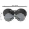 Portable Double Hole Car Cup Holder Made of TPE Universal Fit Vehicle Center Console Storage Box Interior Gadget Cup Holders 5