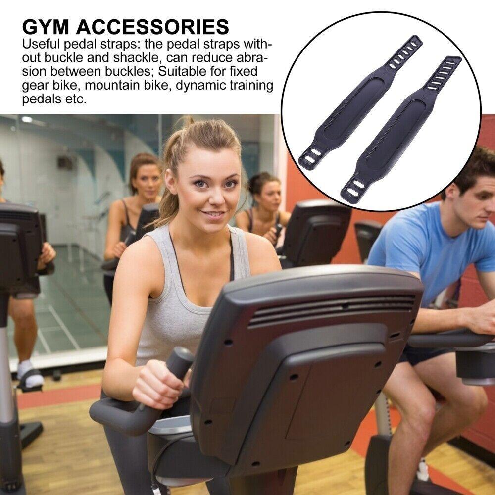 2 шт. регулируемые ремни для велотренажера, велосипедные ремни для ног, ремни для педалей, фиксированный ремень для ног