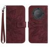 For Honor Magic5 Lite 5G / X9a 5G HT04 Leather Phone Case Sunflower Imprinted Stand Wallet Cell Phone Cover