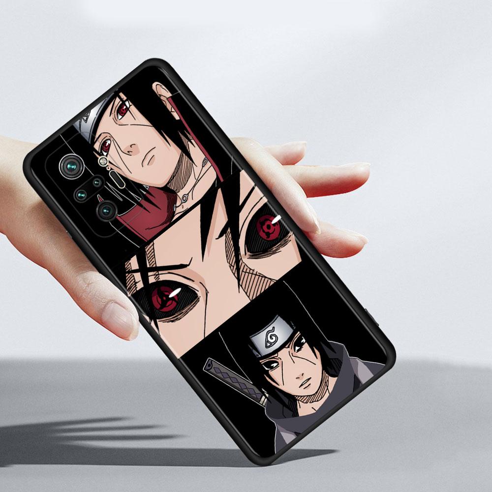 Чехол для телефона Xiaomi Redmi 9 9a 9c 8 k40 Note 9s 9 10 11 8 pro 7 11t 9t 8t, силиконовый чехол аниме Наруто Учиха Саске