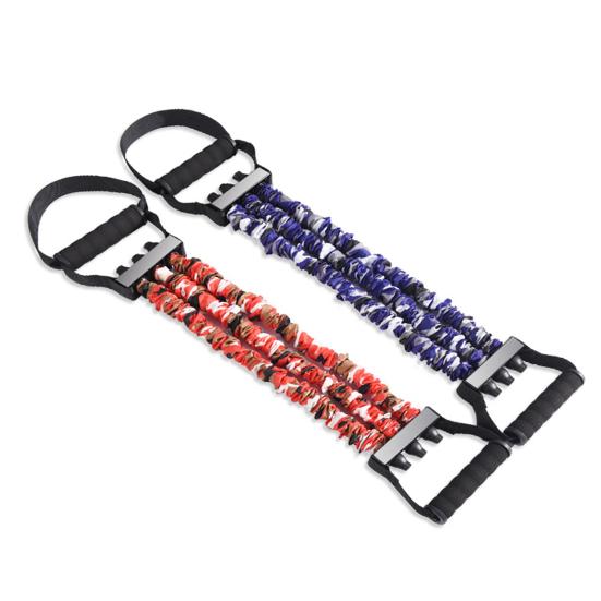 Регулируемый эспандер с отсоединяемым 3-трубным грудным эспандером, плечевым эспандером, для силовых тренировок, фитнеса, растяжки всего тела, с ручкой