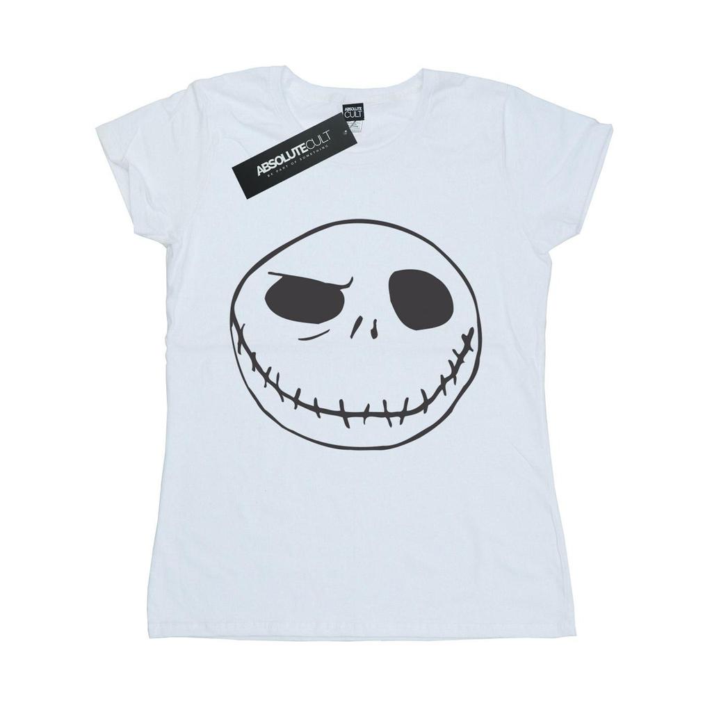 Disney Womens/Ladies Nightmare Before Christmas Jack´s Big Face Cotton T-Shirt