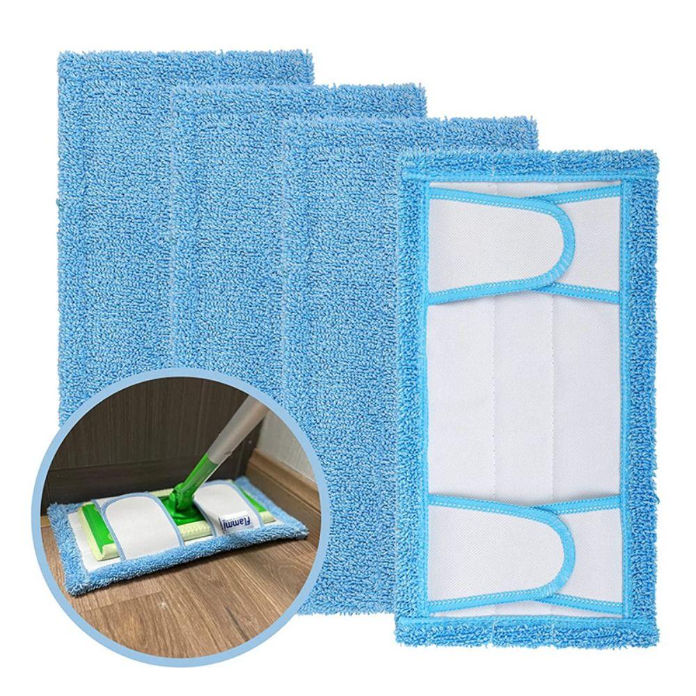 Wet/Dry Use Floor Mop Pad Microfiber Scouring Pads New Replaceable Mop Cloth For Swiffer Sweeper