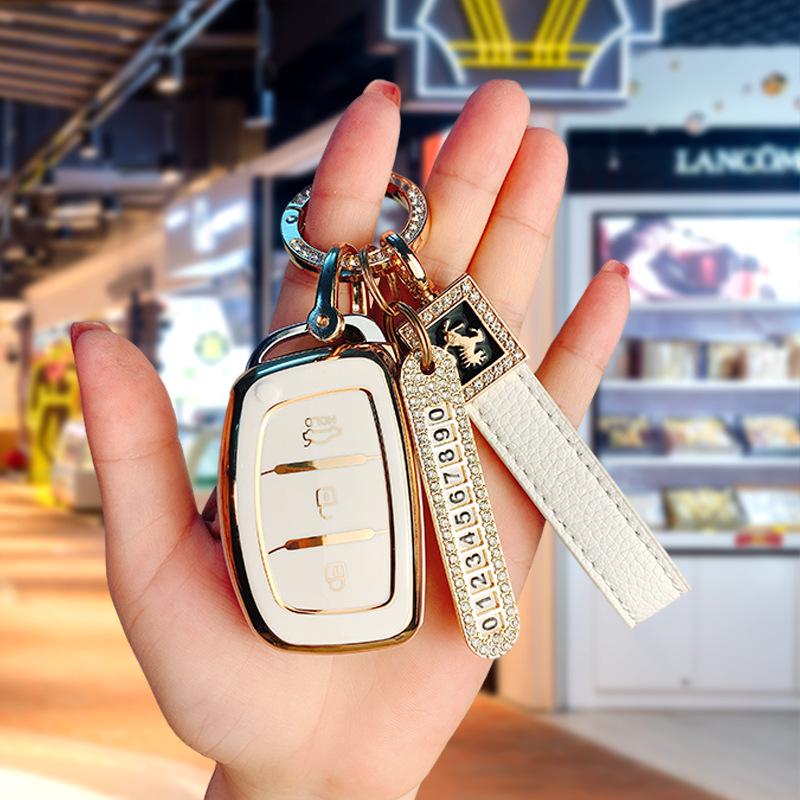 Унисекс чехол для ключей для Hyundai ix35, Elantra, Tucson, Mistra и Sonata