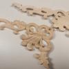4pcs Wooden Carved Corner Onlay Applique Furniture Mouldings Decal Home Decor Art DIY Ornament Room Decoration