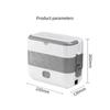 200w Electric Heated Lunch Box Portable Multi-functional Bento Box Food Container With Handle Design