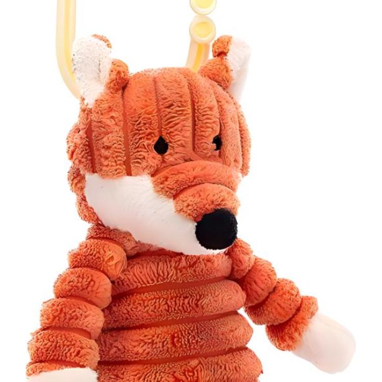 JELLYCAT Серия Животные Леса Лисенок Погремушка Успокаивающая Кукла Плюшевый Подвес Высота 14 см