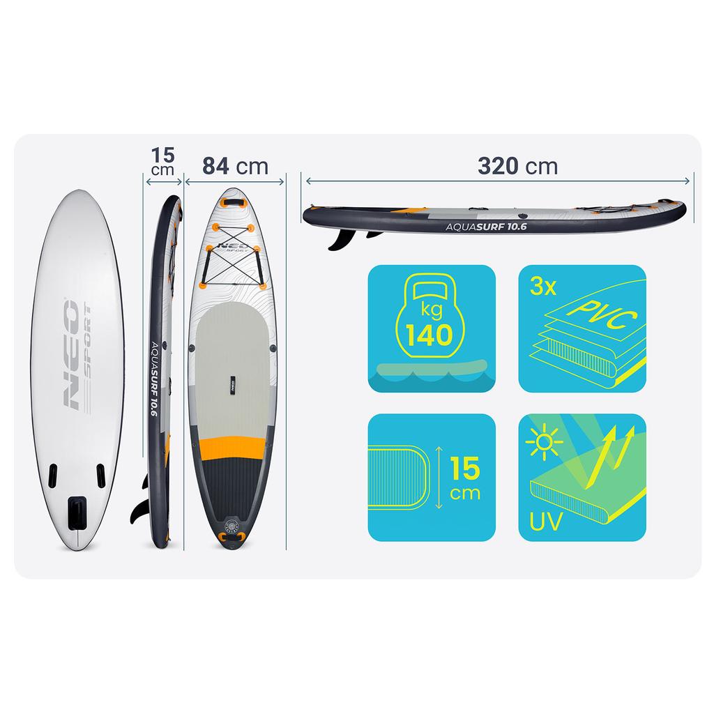 Aquasurf Sup Board 320 X 84 X Neo-Sport 170211