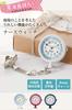 Nursery 3 Types of Chains Nurse Watch Luminous 10ATM Waterproof Inverted Dial Clock Clip Keychain Chain Reel Nursing Nurse Goods Burgundy 1133268A