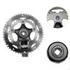 Bike Crankset Bicycle Crank Set 170mm Arm Riding for Mountain Road 50/34T 8/9 Speed
