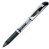 Pentel Energel Gel Ink Ballpoint Cap Silver 10 Pens Pen, Type, 0.7mm, Barrel, BL57-A, Black,