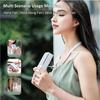 Portable Waist Fan Hanging Neck Fan Mini USB Rechargeable Portable Waist Clip Fan for Outdoor Sports Working Travel Small Fan