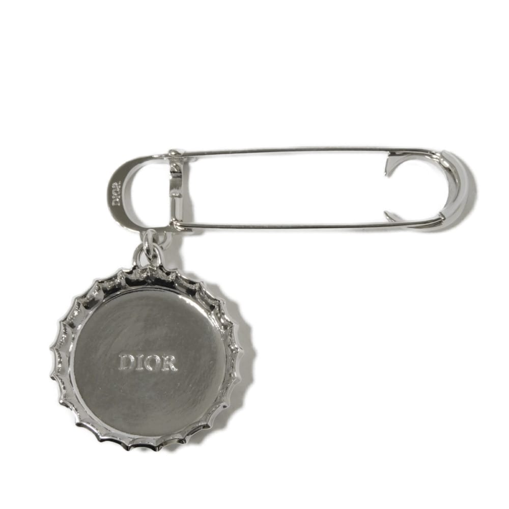 Used 10656 logo bottle cap pin by Brooch V0420HOMMT_D000 7987 CD crown, black Raymond Pedibbon metal silver, men's from