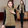 Woman Jacket Vest Autumn Winter Cotton Women's Short Sleeveless Down Cotton-Padded Vest Coat Chaleco Mujer
