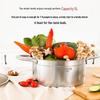 Супница Kombach 22 см из нержавеющей стали 304