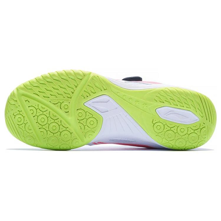 Li Ning Mage ESS Удобные износостойкие дышащие низкие тренировочные кроссовки унисекс Белый Красный APTT001-1