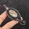 Ocean Jasper Pendant Copper Wire Wrapped Pendants Rainbow Moonstone Pendant Gemstone Jewelry Handmade Pendant Gift For Mother Copper Jewelry