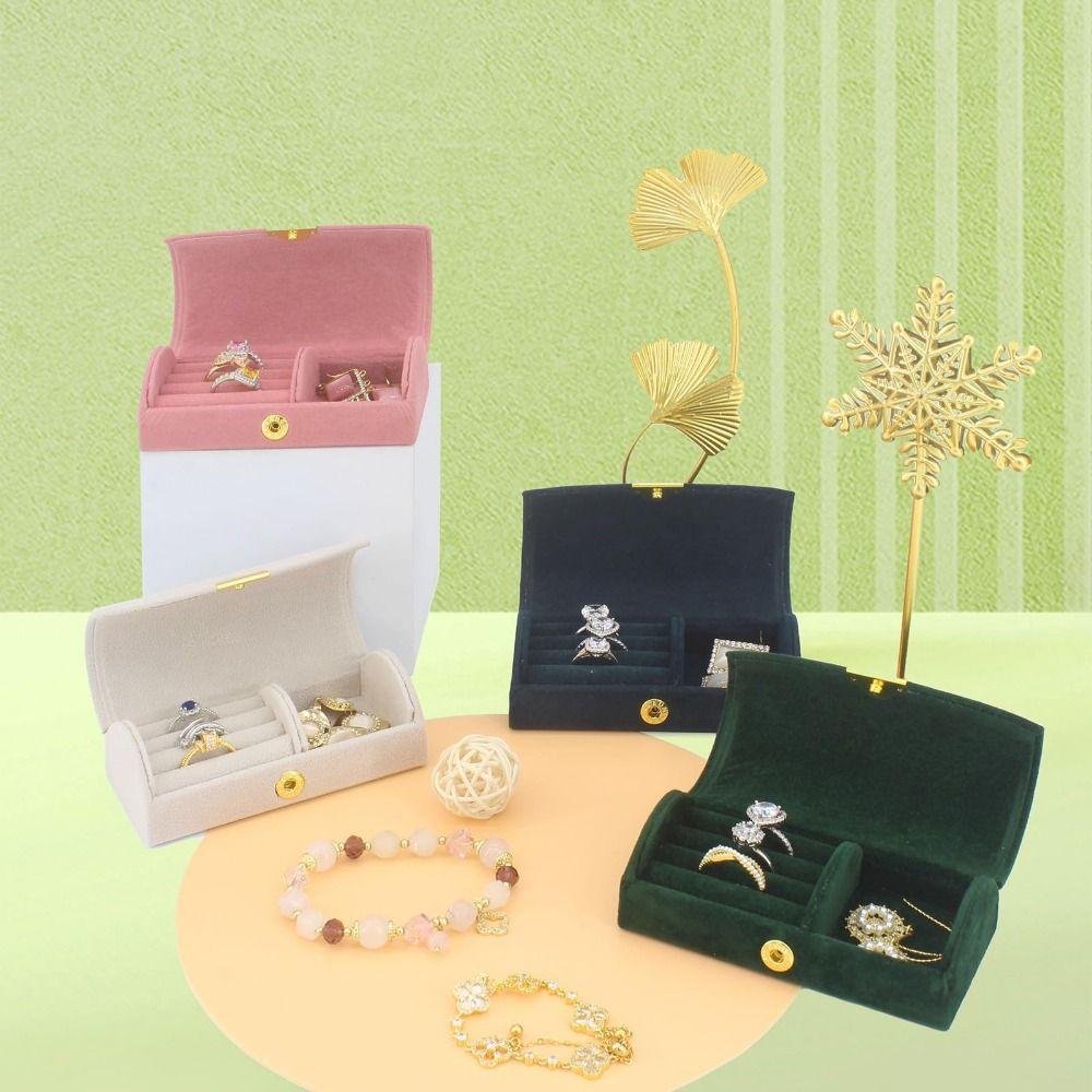 Elegant Travel Jewelry Case Arch Face Necklace Case Box New Jewelry Box Gift