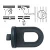 50Pcs Plastic Rings Buckle Garden Outdoor Accessories Greenhouse Hanging Hook Hanger Plant Hanging Clips Hook Plastic