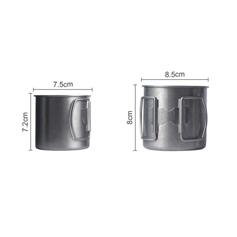 Чашка из нержавеющей стали портативная уличная дорожная кружка для кофе, чая, чашка для кемпинга, антиошпаривающая кухонная чашка для питья, сока, молока