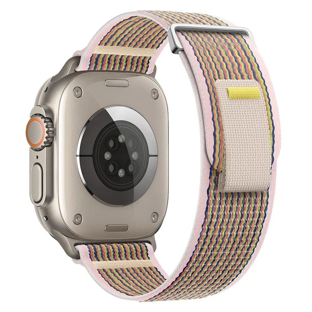 Ремешок Trail Loop для Apple Watch Ultra 2, ремешок 49 мм, 44 мм, 40 мм, 41 мм, 42 мм, браслет Correa для IWatch Series 9, 8, 7, 6, 5 Se, ремешок 45 мм