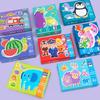 Wooden Animal Puzzle For Kids With Educational Fun And Motor Skills Development For Early Learning