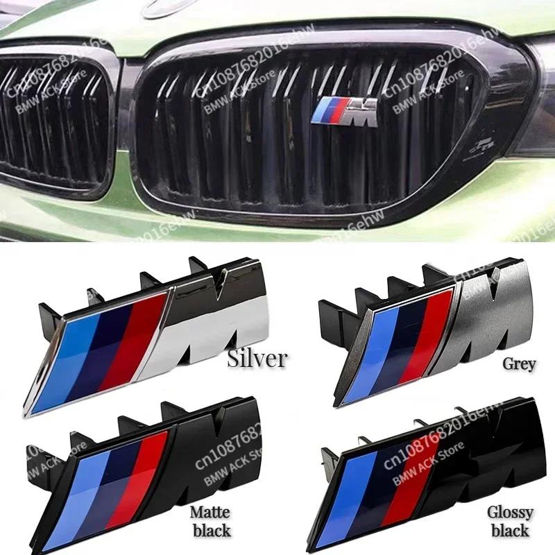 For BMW CFor BMW M Logo X1 X2 X3 X4 X5 X6 F48 G01 E84 E83 F39 F10 F30 G11 G07 G86 G80 G60 E60 E46 3D Car Front Grille Badge Emblem