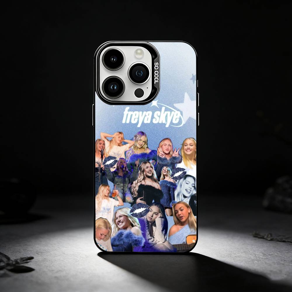 F-Freya Skye Singer Phone Case For iPhone 17,16,15,14,13,12,11 Plus,Pro Max,XS,Colored silver phone case