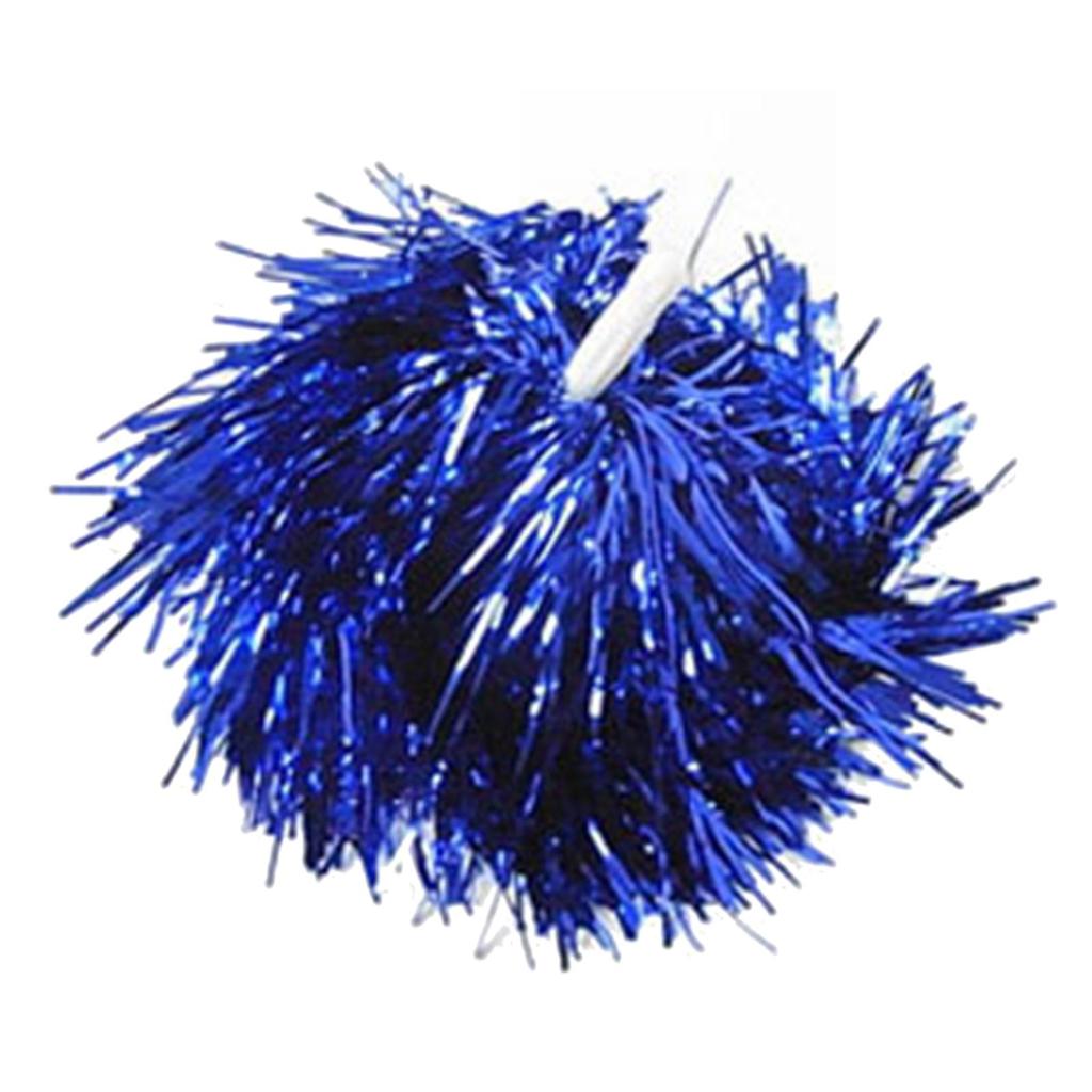 1PCS Cheerleading Pom Poms With Straight Handle Cheering Props For Aerobics Dancing School Sports Game