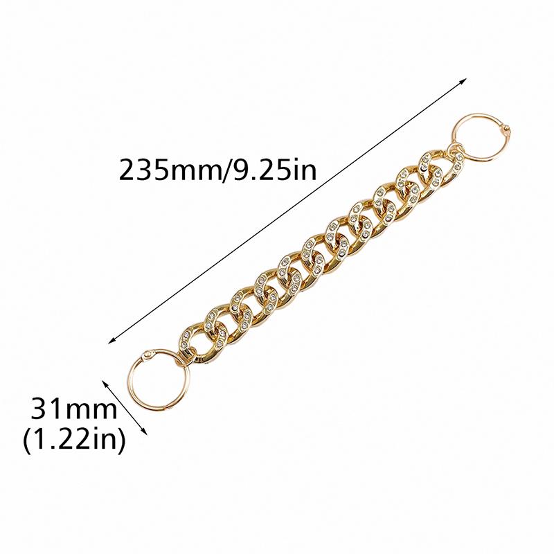 1 шт. Аксессуары из бисерных цепочек ручной работы, Гальванизированные подвески, Акриловые DIY аксессуары, Пряжки для обуви, Подвесные украшения