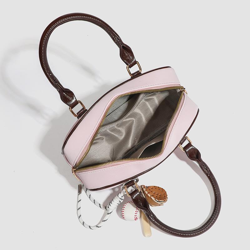 Сумка-боулинг Niche Design Sweet Cool Diamond Lattice, высококачественная сумка на одно плечо с косым плетением