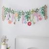 Children'S Day Mother'S Day Leaves Flower Plants Banner Kids Favor Bedroom Decor Happy Spring Theme Birthday Party Decor