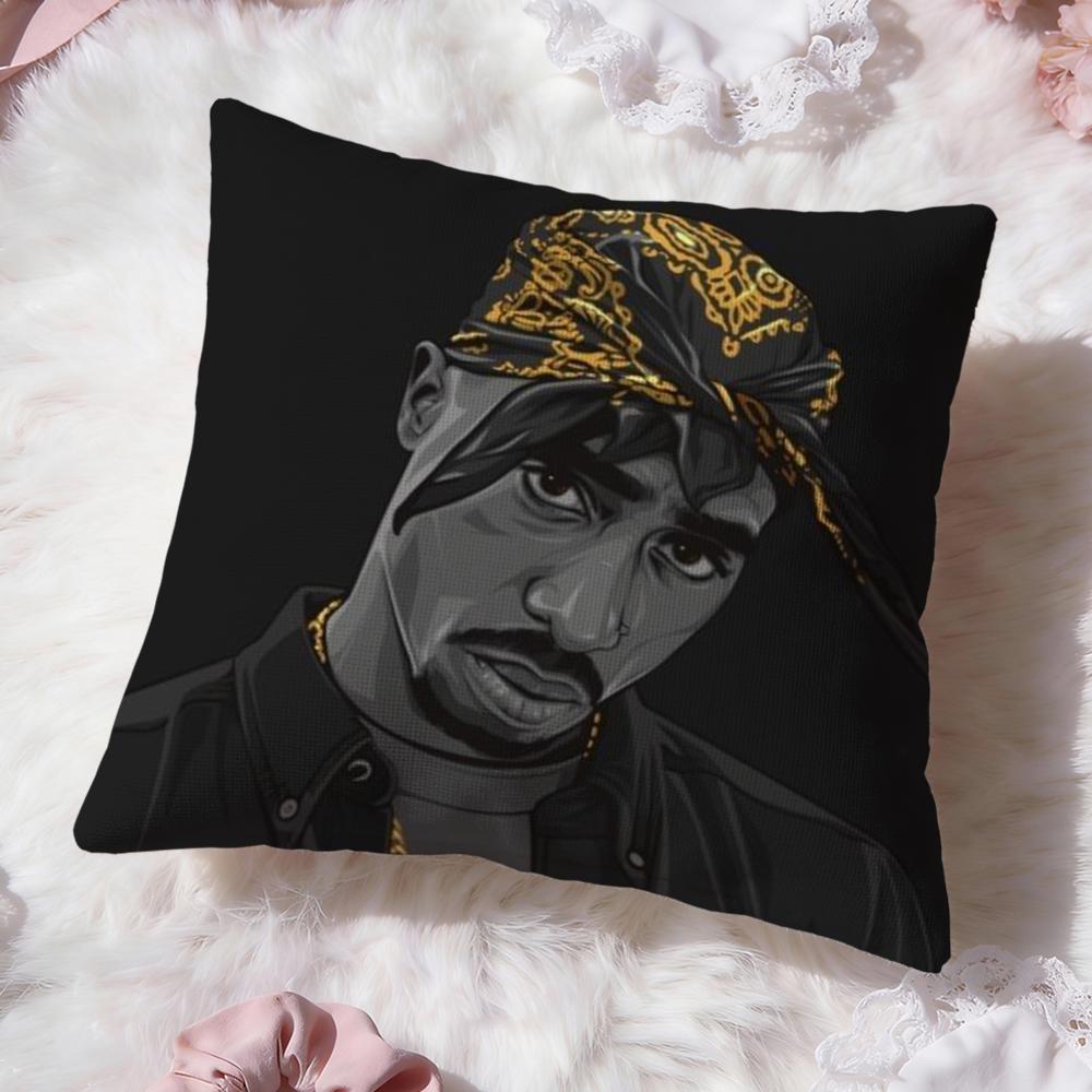 2P-PAC Tupac S-Shakur Наволочка-подушка Премиум Комфорт Двусторонняя Подушка - Дизайн "Два в одном" для Любой Комнаты и Салона Автомобиля