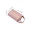Portable PU Makeup Bag Handle Travel Toiletry Bag Simple Mini  Cosmetic Bag  Camping
