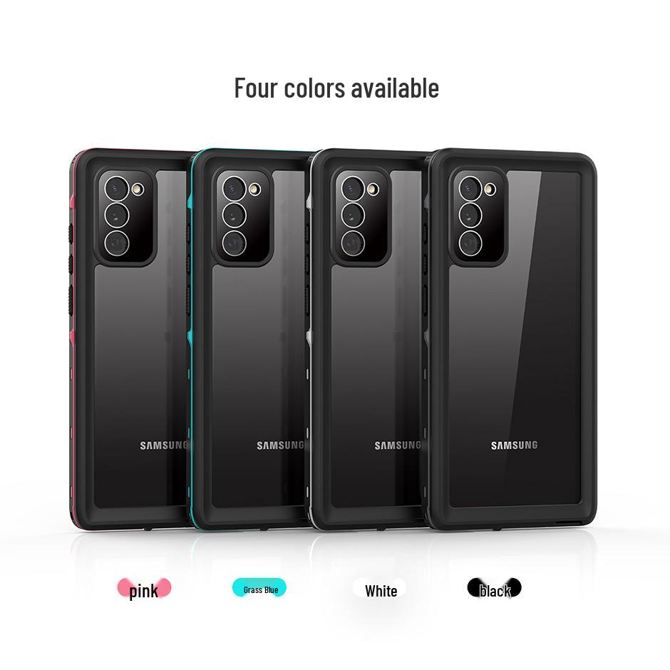Водонепроницаемый чехол Red Pepper для Samsung Note20 – Для улицы, Ударопрочный, Прозрачный, Полная защита для плавания и езды на велосипеде