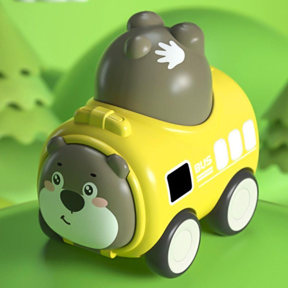 Ladder Truck Mini Inertial Engineering Car Toys Cartoon Animal Construction Trucks  Classic Toy