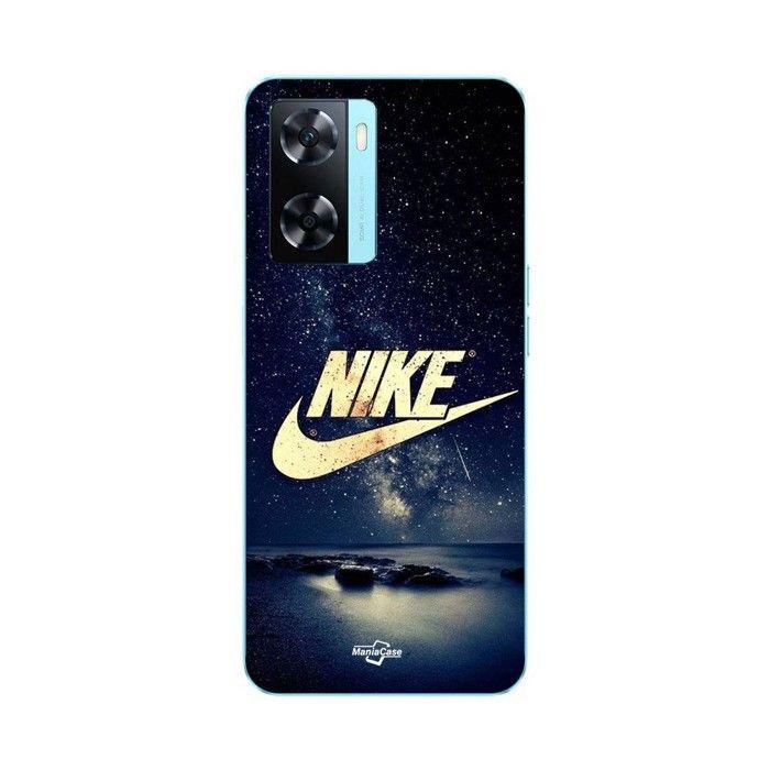 Coque de téléphone - MANIACASE - Oppo A57s 4G - Silicone TPU - Noir - Nuit étoilé