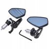 Motorcycle Mirrors, Two Mounting Types, Set