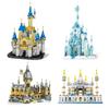 City Dream Castle Building Blocks Street View Architecture Magic Castle Model Princess Palaces Bricks DIY Kid Toy For Girl Gift