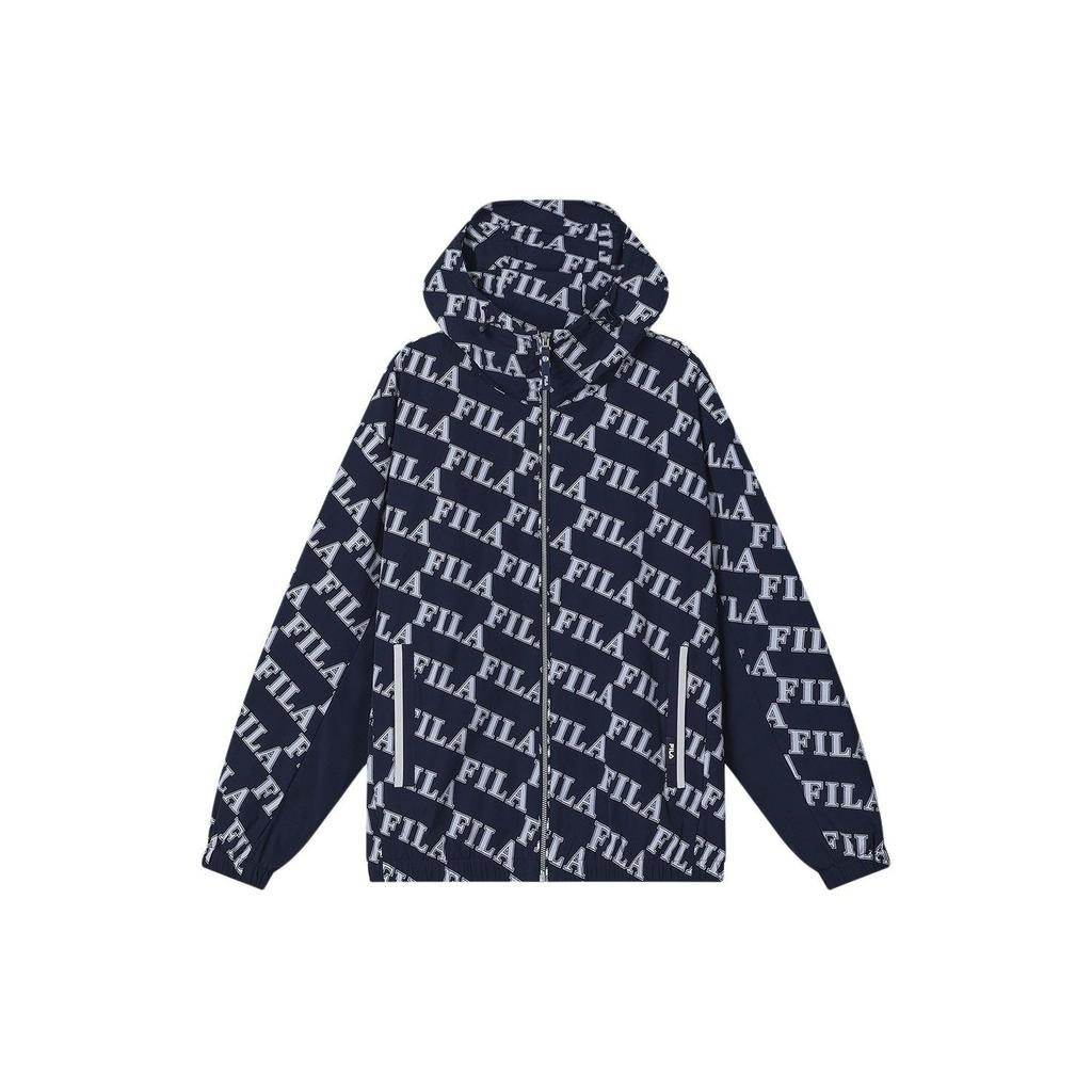 Fila Мужская повседневная тканая куртка с капюшоном и логотипом F11M419704F-ZB