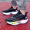 Полноразмерные гоночные беговые кроссовки из настоящего карбона для мужчин и женщин, ультралегкие, с амортизацией и возвратом энергии, спортивная обувь